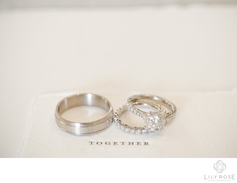 The Estate at Yountville Wedding Rings 