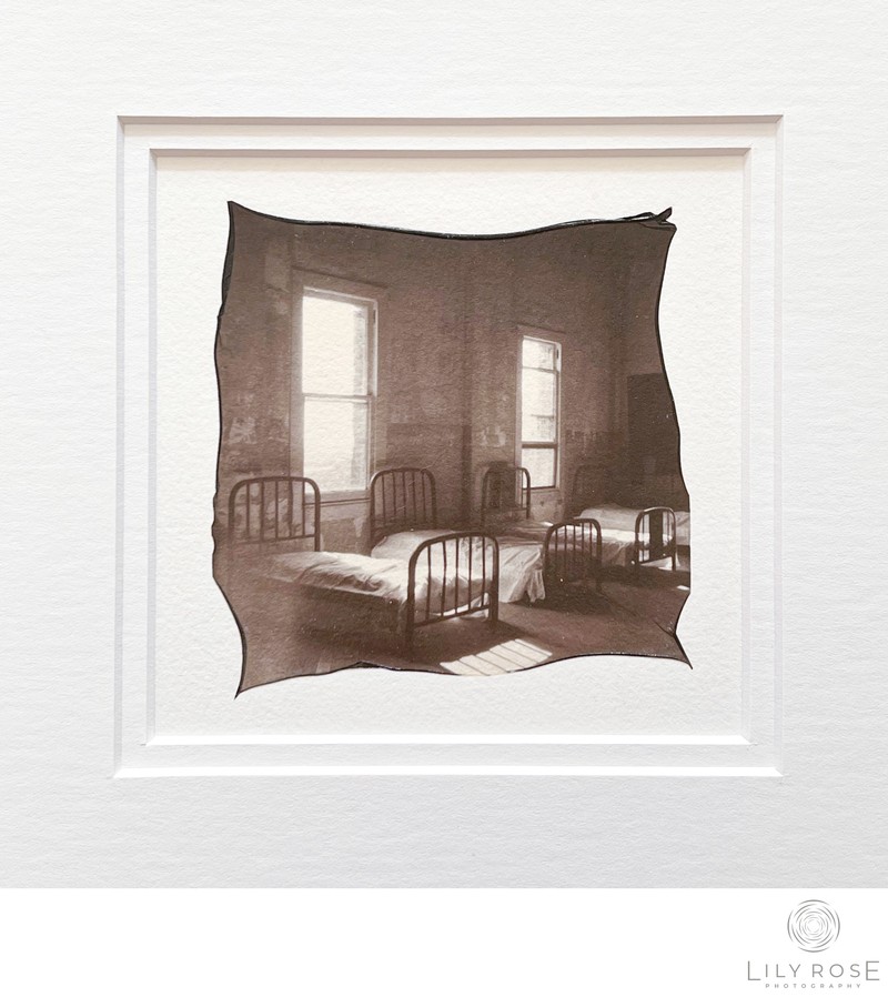 Polaroid Transfer, Preston Castle, D. Labrot