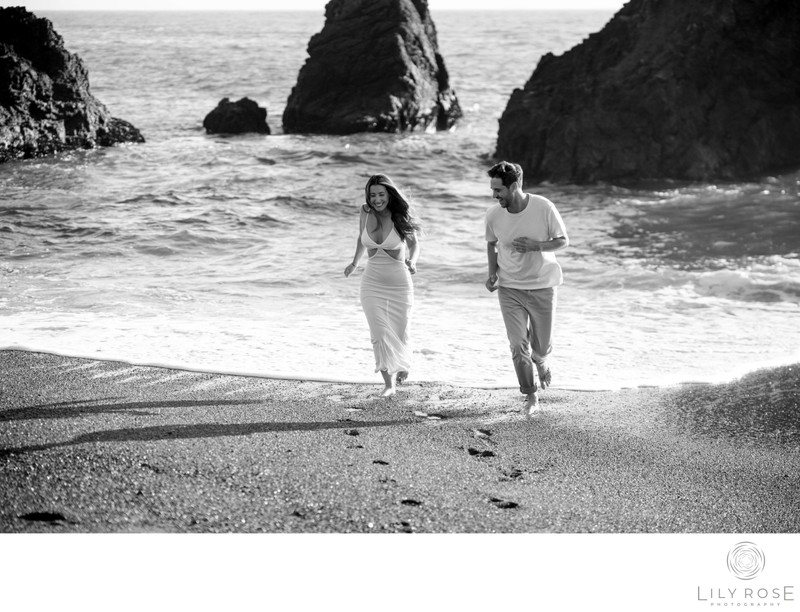 Beach Session Napa Engagement Photographer