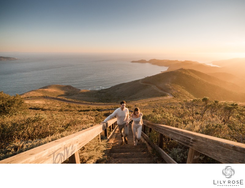 Sunset Engagement Session Napa Photographer