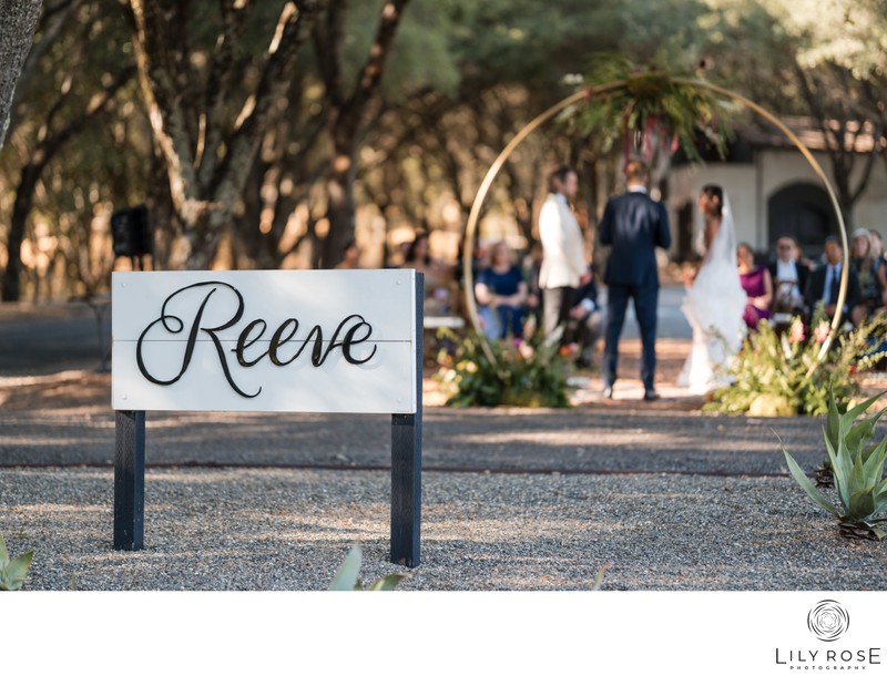 Napa Wedding Ceremony Photography