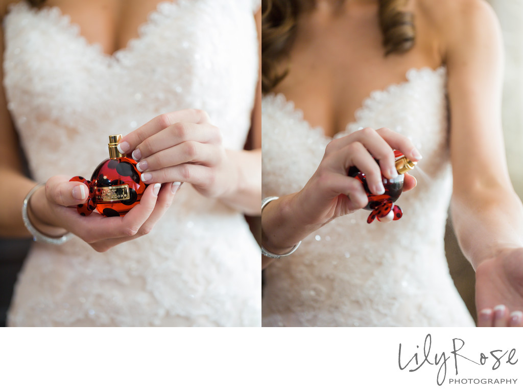 Perfume Details in Napa Wedding Engagement Photography