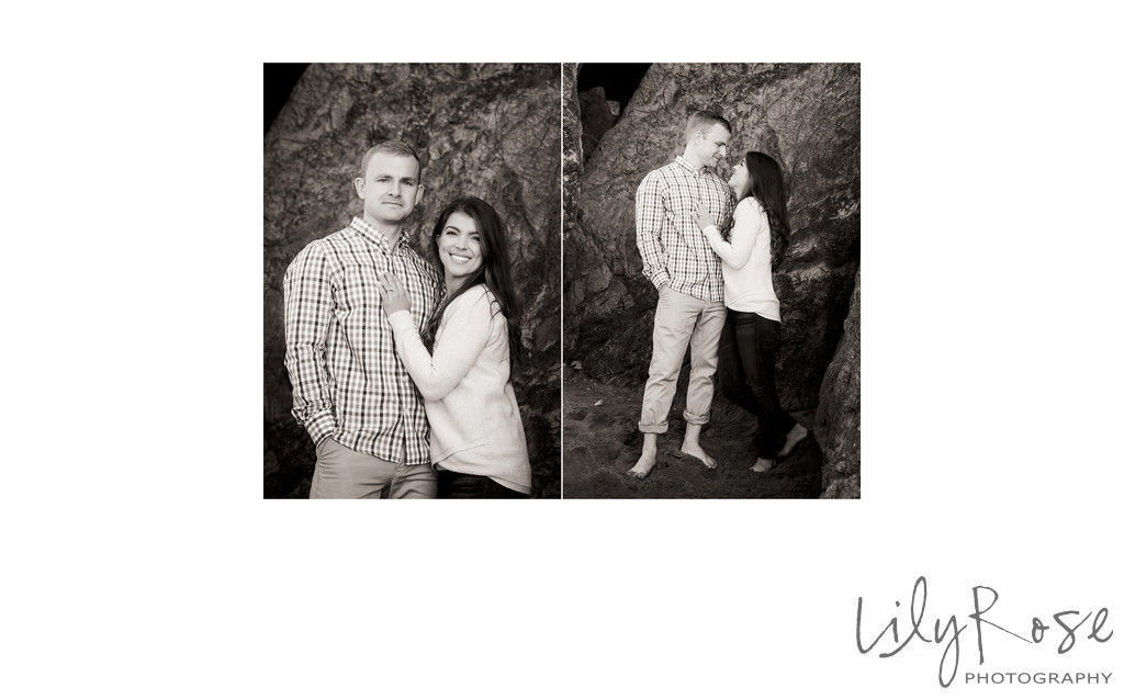 Beach Engagement Session Sutro Baths San Francisco