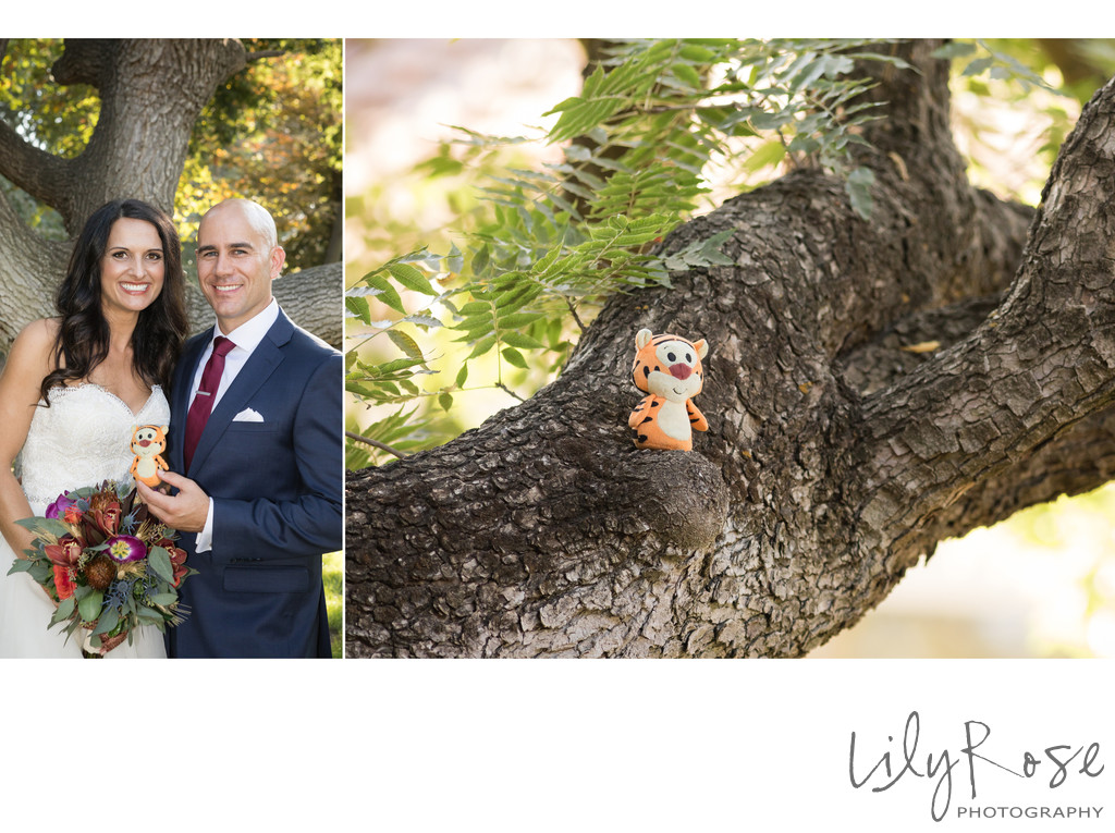 Small Wedding Detail in Tree at the Maples Event Center