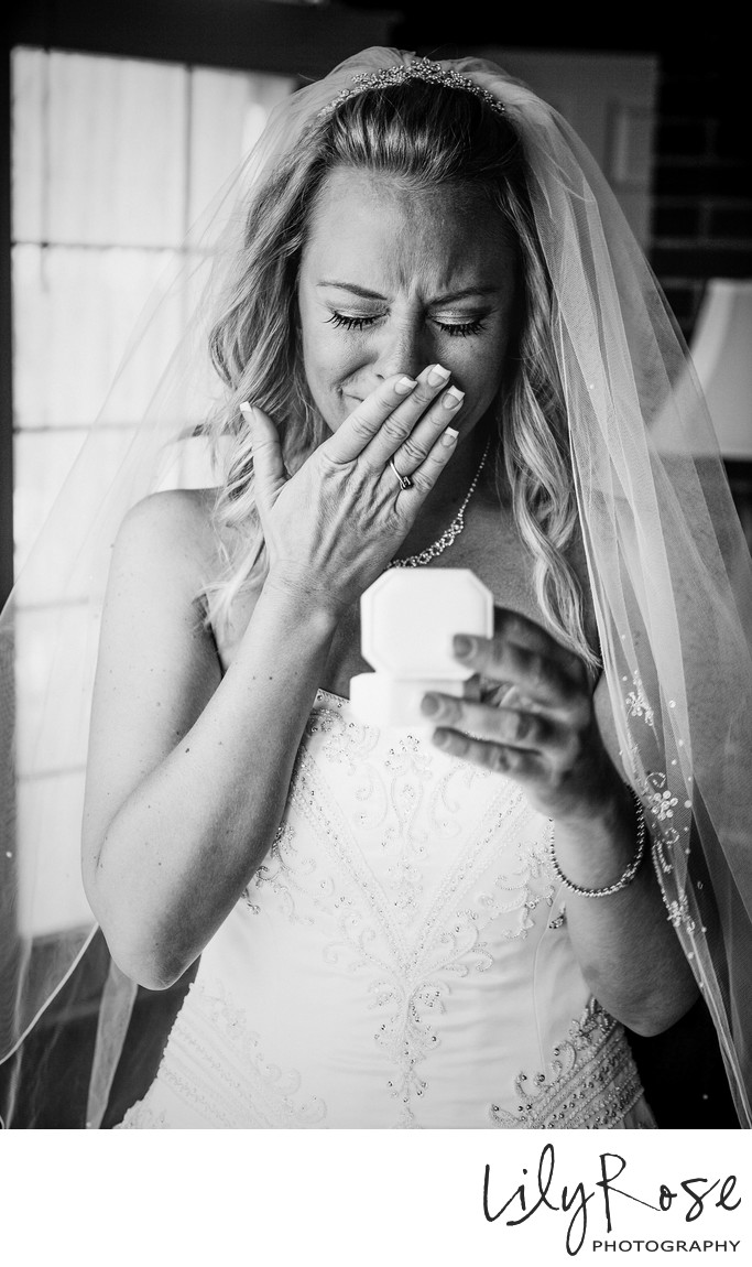 Emotional Reaction To Groom S Gift To Bride Napa Sonoma Wine