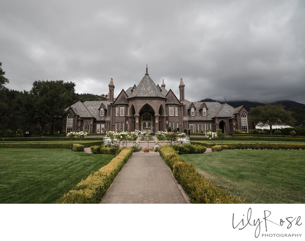 Photography of the Castle at Ledson Winery