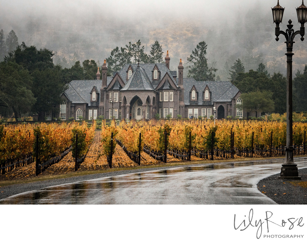 Ledson Winery on a Rainy Fall Day