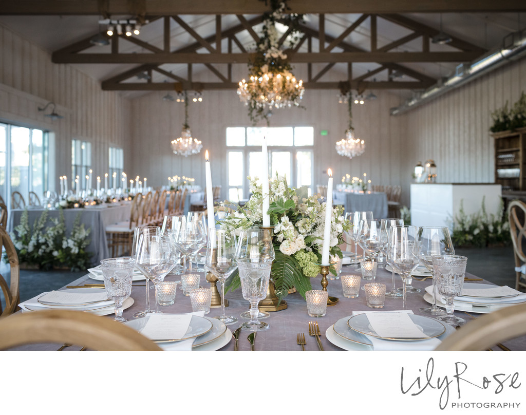 Reception The Barn at Harrow Cellars Sonoma Photograph
