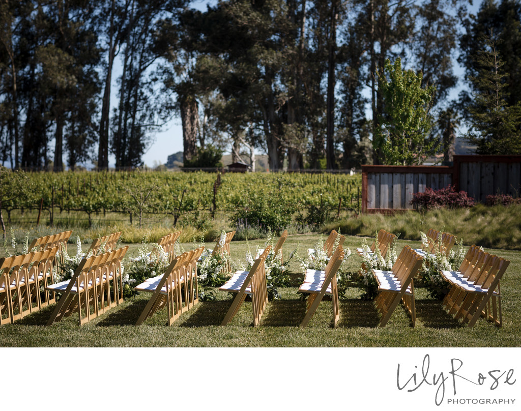 The Barn at Harrow Cellars Ceremony Wedding Photograph