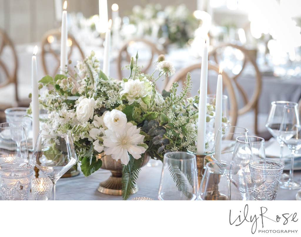 Harrow Cellars Reception Table
