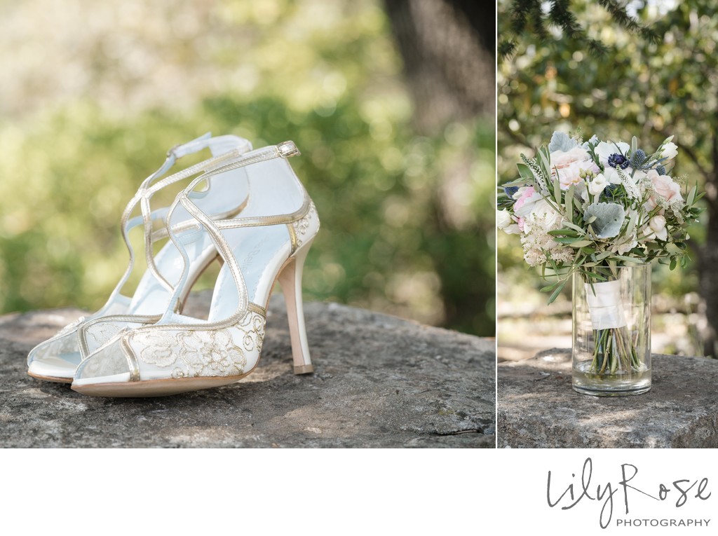 Bridal Shoes Kunde Winery Kenwood Wedding Photographers