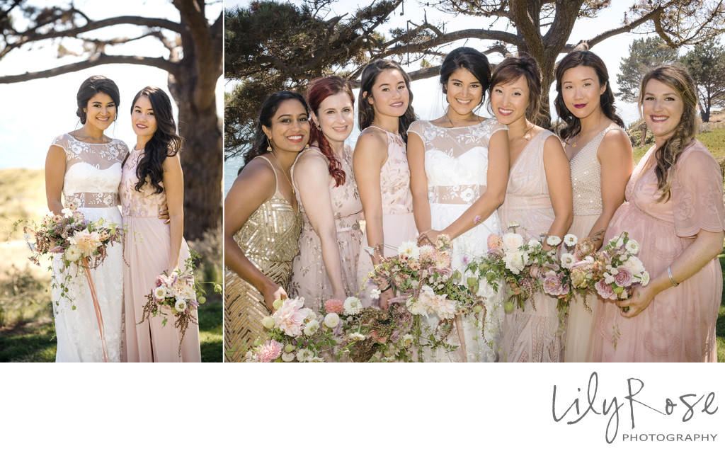 Bridal Party Editorial Wedding Photographer Timber Cove