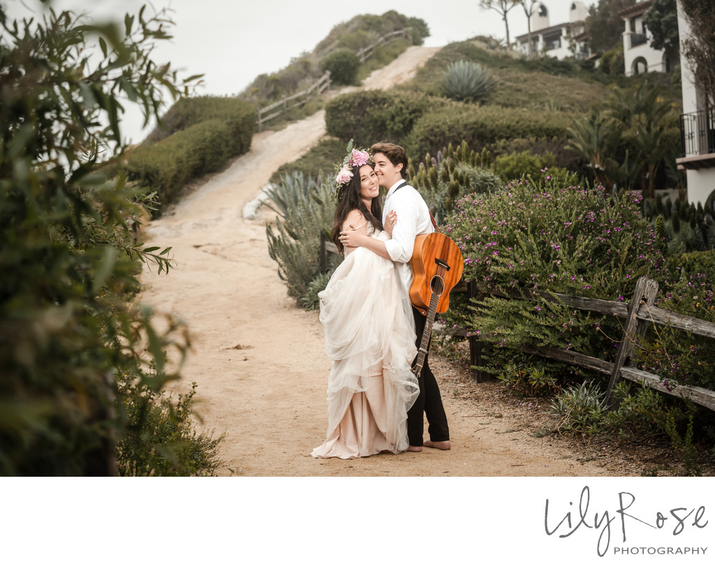 Santa Barbara Bacara Resort Walking Trail Couple