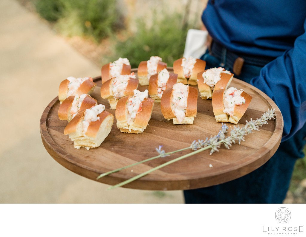 Appetizers Montage Healdsburg Hotel Wedding Photography