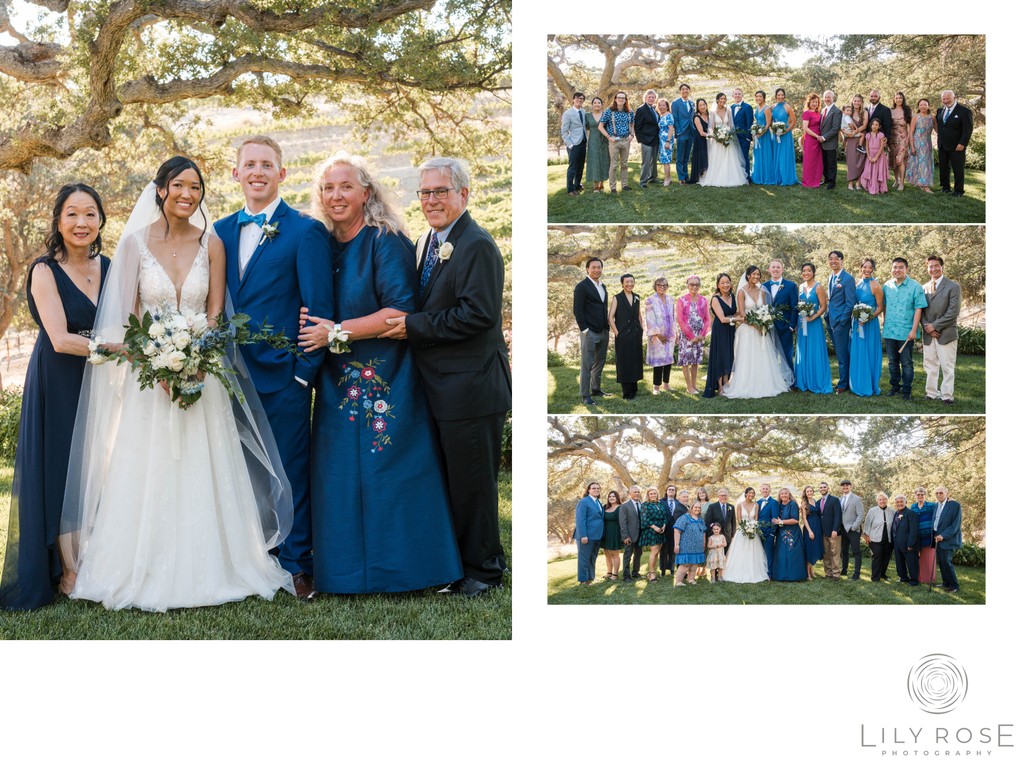 Family Groups Best Wedding Photographers Paso Robles