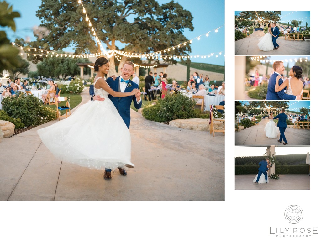 First Dance Villa San Juliette Vineyards Wedding