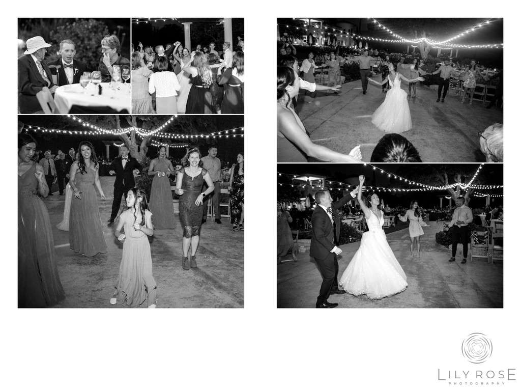Reception Villa San Juliette Vineyards Wedding