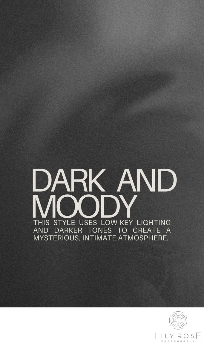 Dark and Moody Boudoir Photographer