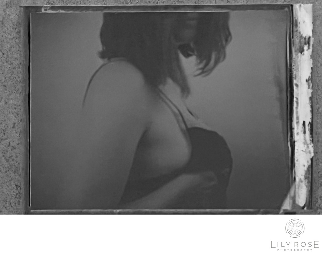 Boudoir Photography on Polaroids