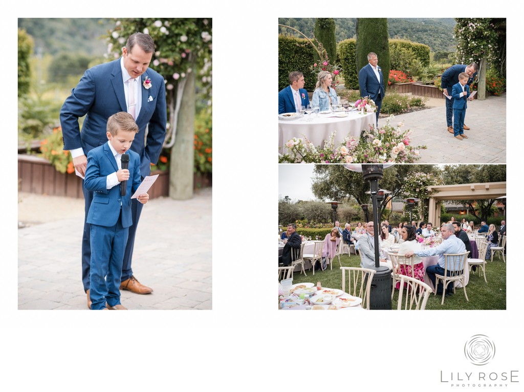Wedding Photography Bernardus Lodge Toasts