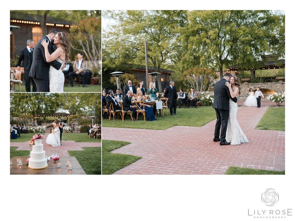 First Dance Luxury Napa Wedding Portrait Photographers