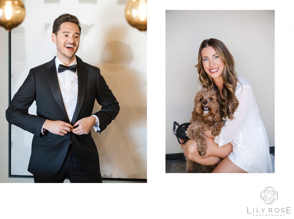 Stanly Ranch Black Tie Groom Wedding Photographer