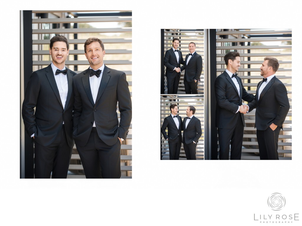 Stanly Ranch Black Tie Groomsmen Wedding Photography