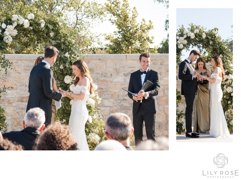 Ceremony Stanly Ranch Napa Black Tie Photographer