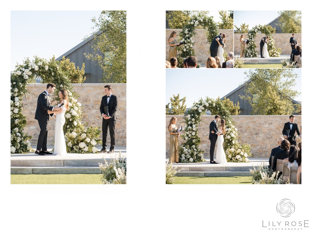 Ceremony Stanly Ranch Black Tie Wedding Photography