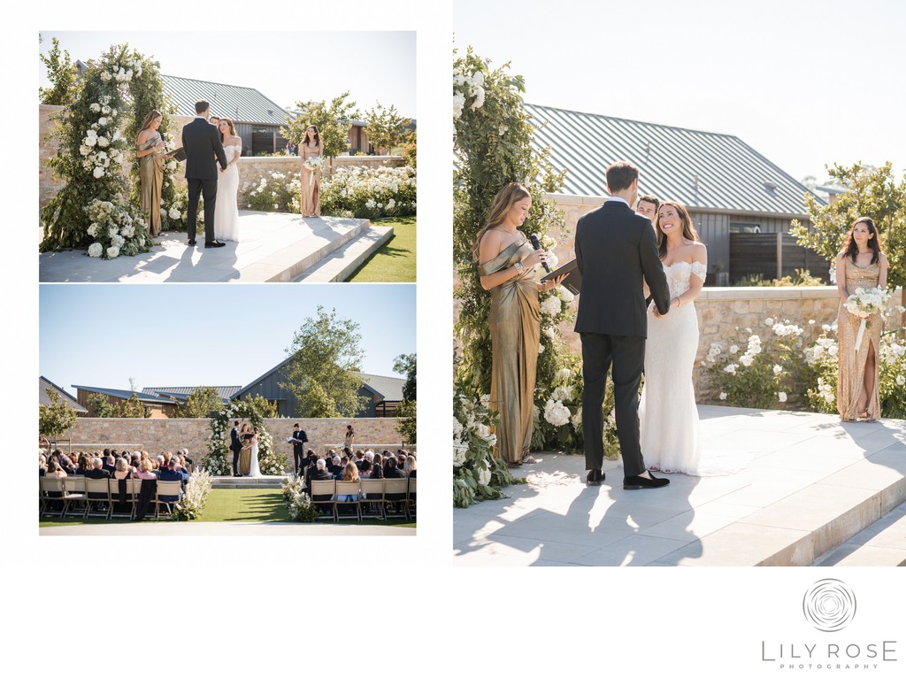 Ceremony Stanly Ranch Auberge Wedding Photographer