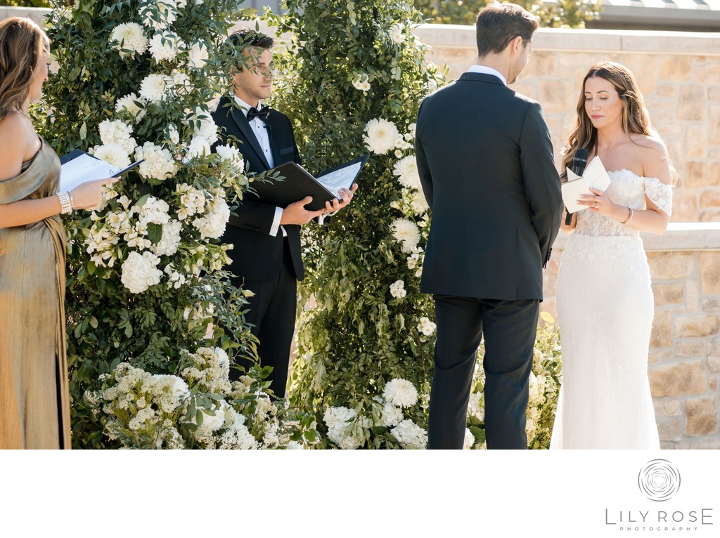 Ceremony Stanly Ranch Auberge Napa Wedding Photography