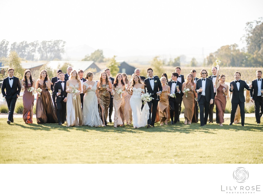 Wedding Party Stanly Ranch Napa Wedding Photographers