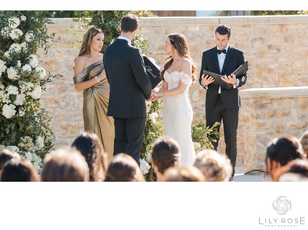 Ceremony Stanly Ranch Wedding Photographer Napa