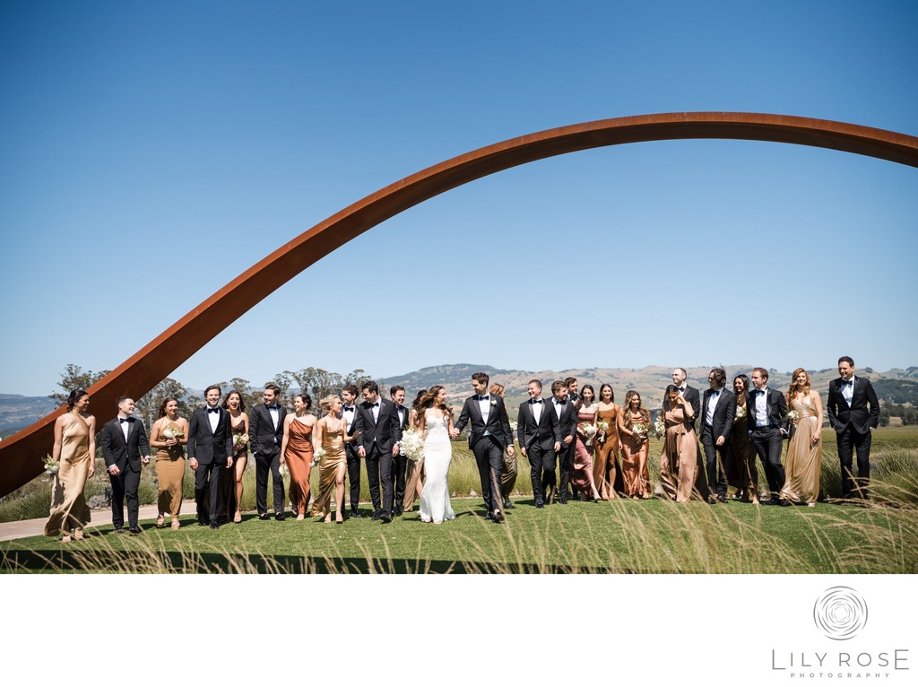 Infinity Sculpture Stanly Ranch Auberge Photography