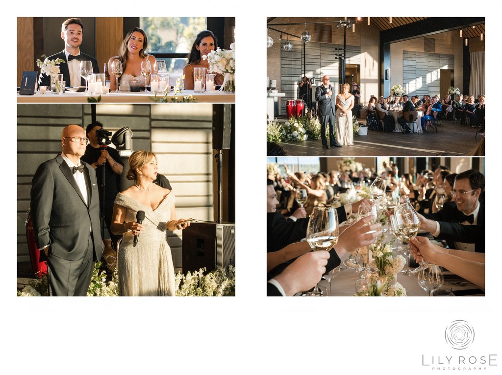 Toasts Stanly Ranch Black Tie Napa Wedding Photography