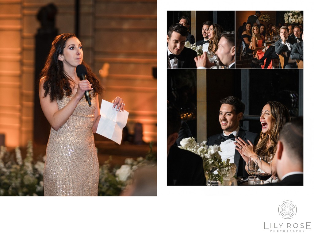 Maid of Honor Speech Stanly Ranch Napa Photographers