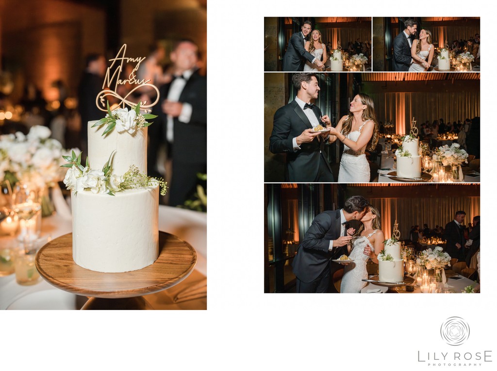 Cake Cutting Stanly Ranch Napa Wedding Photographers