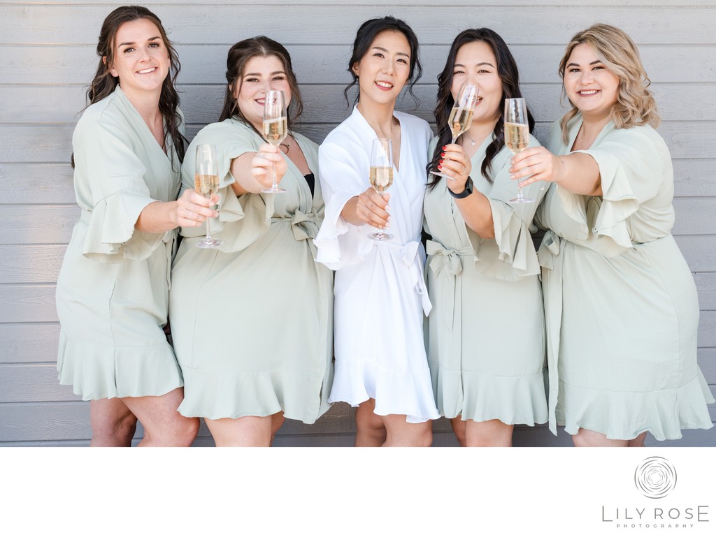 Bridal Party Beringer Vineyards Wedding