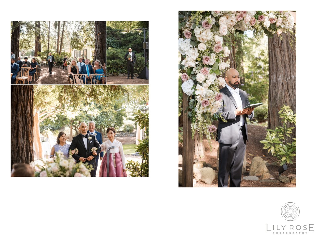 Ceremony Beringer Vineyards Wedding Photographer