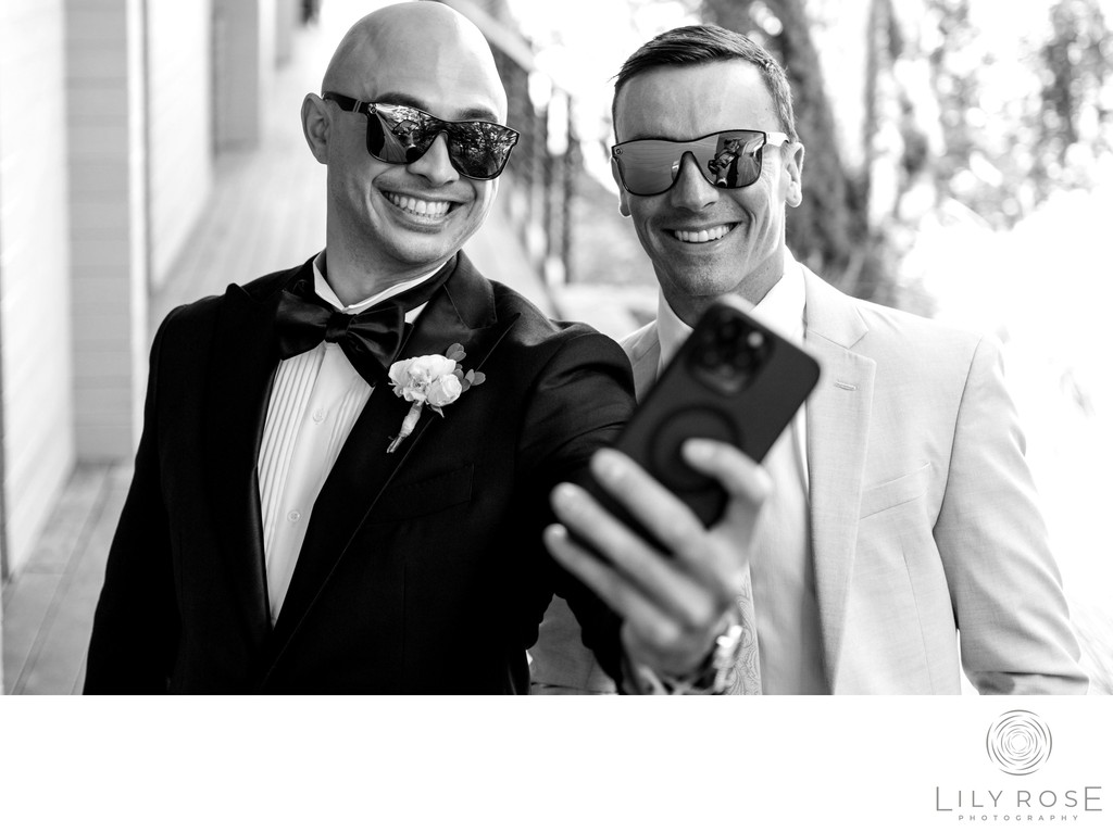 Groomsmen Beringer Vineyards Wedding Photographer