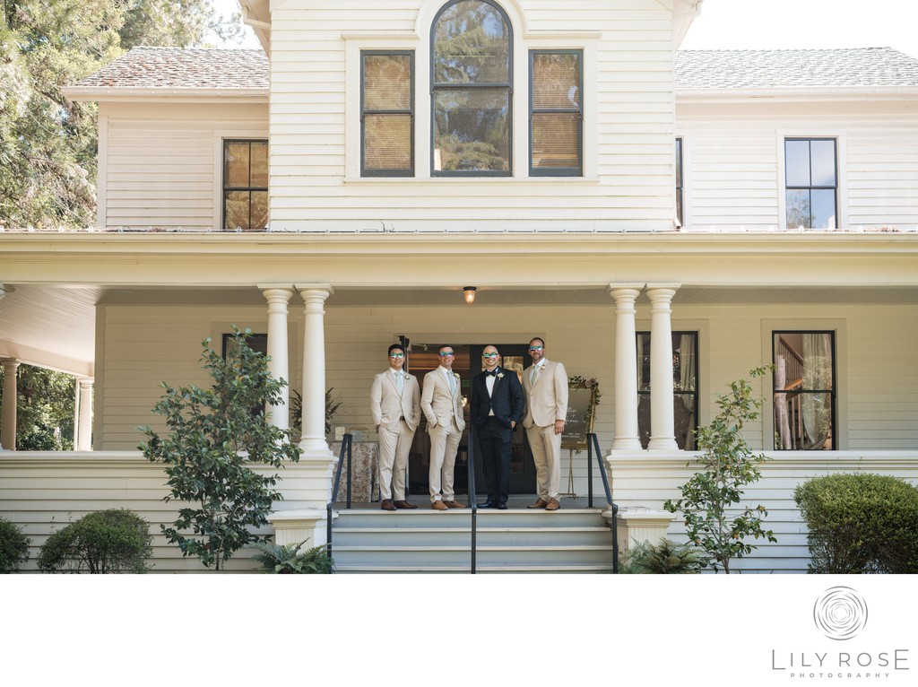 Groomsmen Beringer Hudson House Wedding Photographers