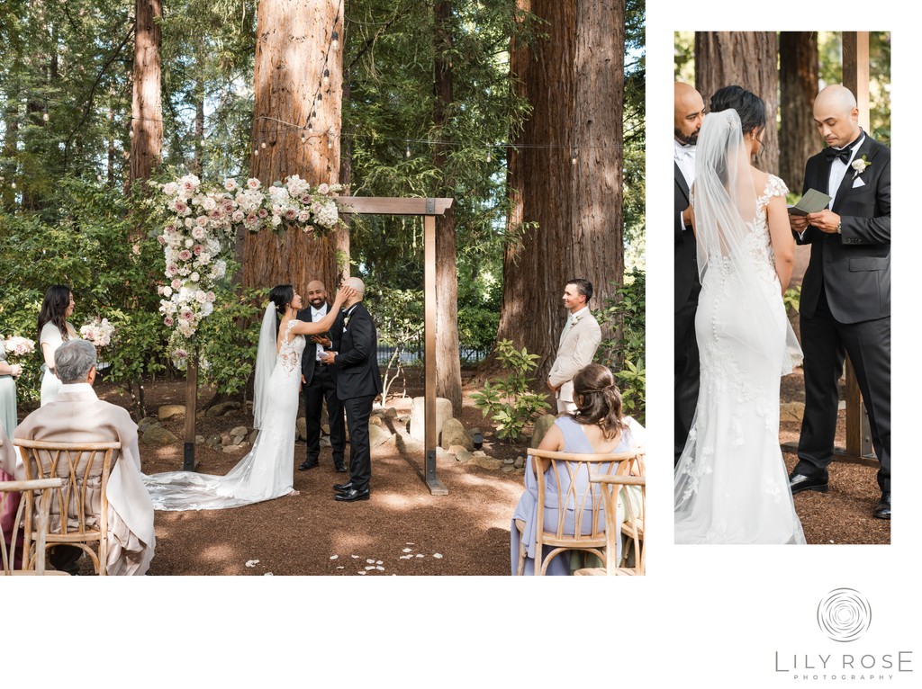 Wedding Ceremony Beringer Vineyards Photographer