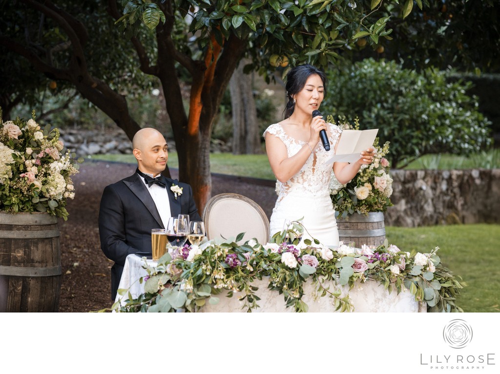 Welcome Speech Beringer Vineyards Photographers