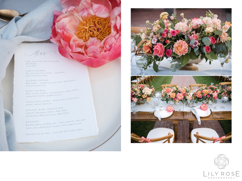 Napa Luxury Wedding Photographer Estate Yountville