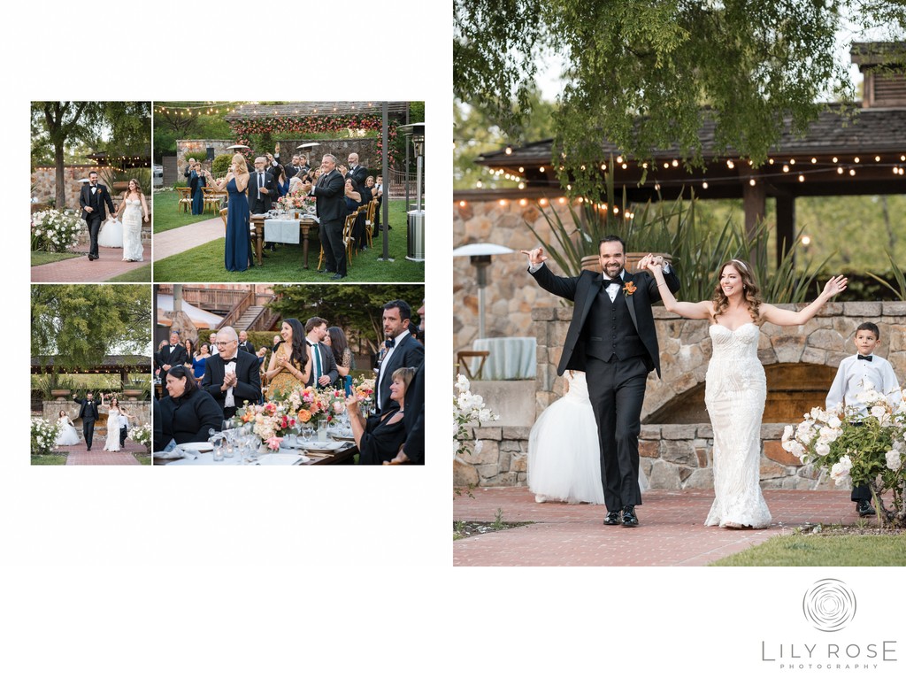 Estate Yountville Wedding Reception Photos 