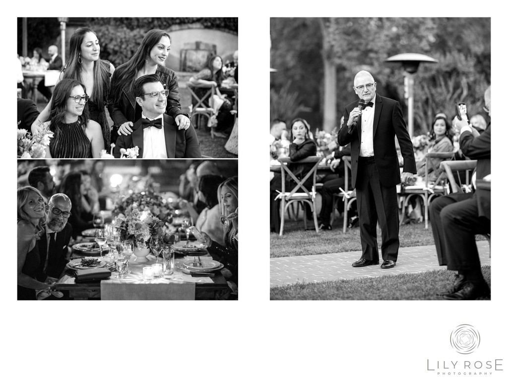 Estate Yountville Reception Photography