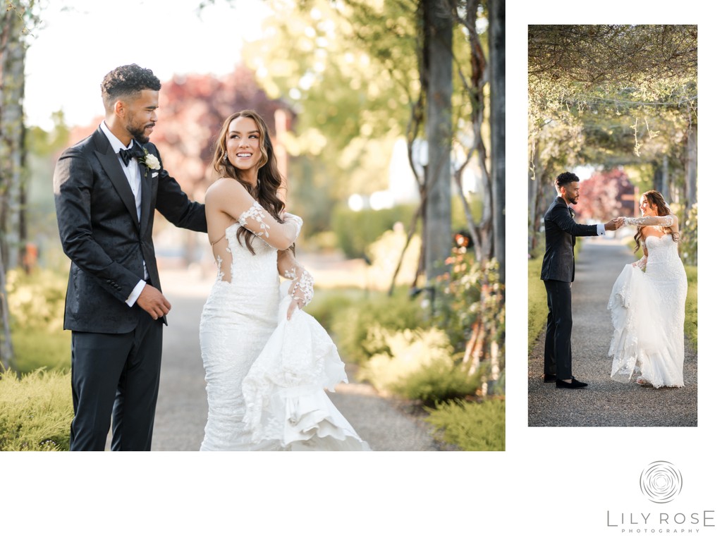 Bride Groom Carneros Resort Napa Wedding Photography