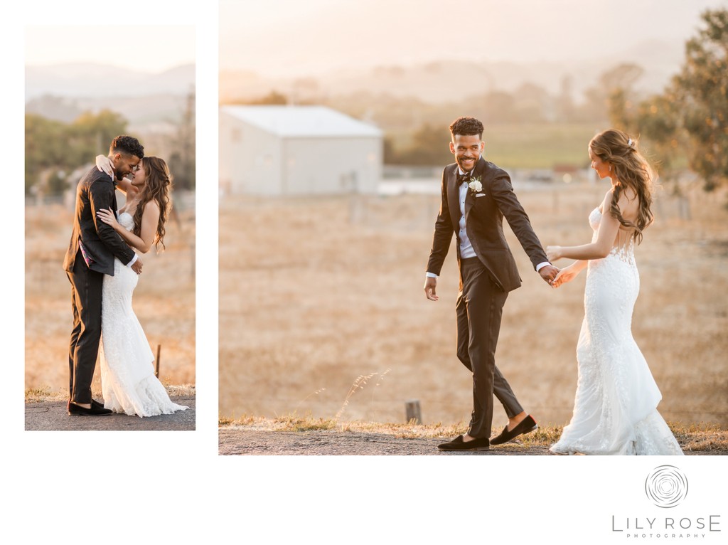 Sunset Carneros Resort Napa Wedding Photographers