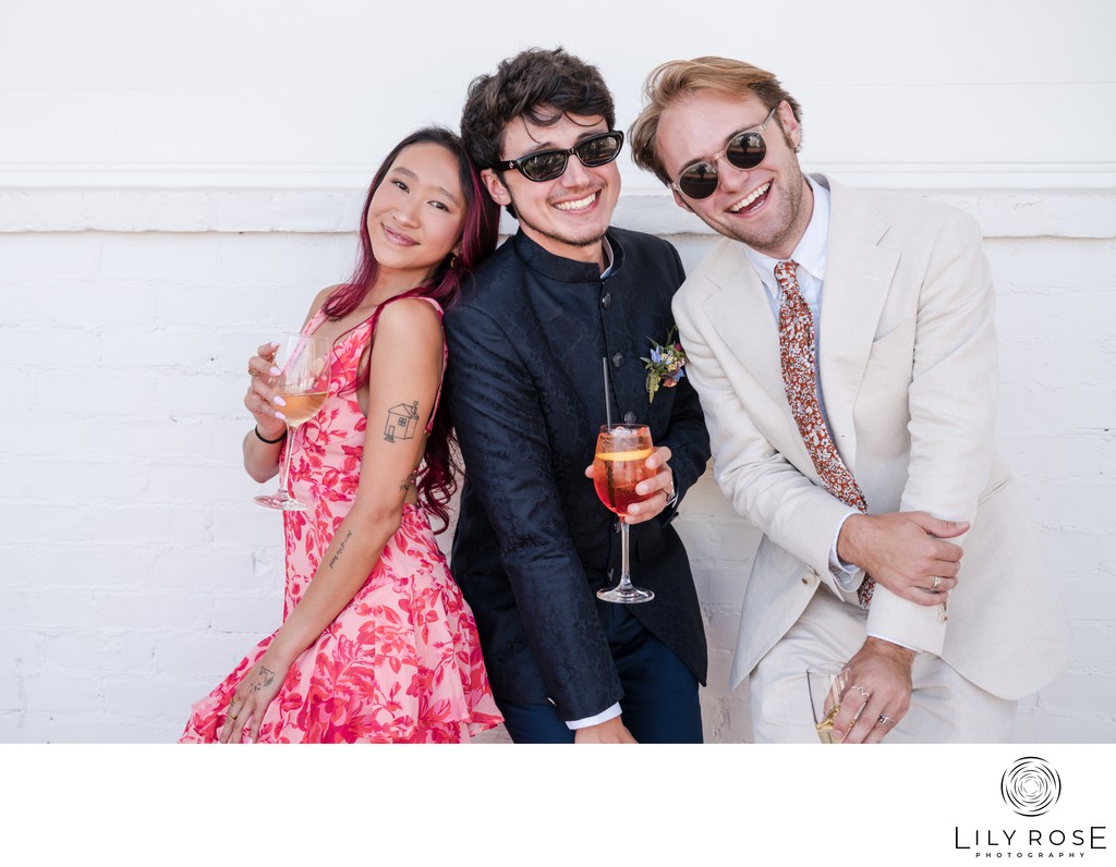 Guests Hollins House Santa Cruz Wedding Photography