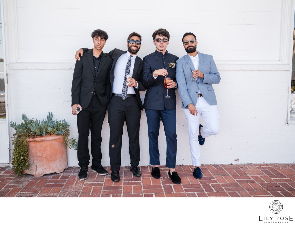 Guests Hollins House Santa Cruz Wedding Photographer